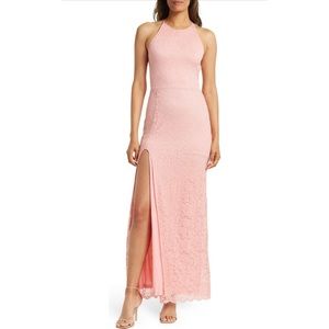 🎁👄 NWT Nordstrom’s Sexy Lace Dress in Dusty Rose👄🎁